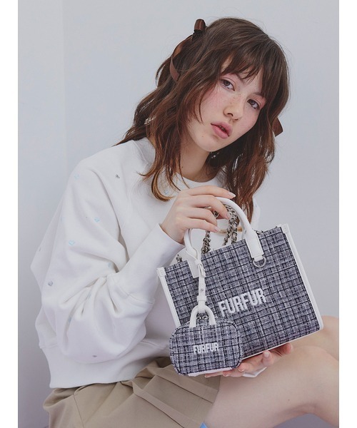 「FURFUR」 2WAYバッグ FREE アイボリー レディース_画像9