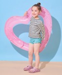 水着 UVカット フリルがかわいい ラッシュ水...の詳細画像3