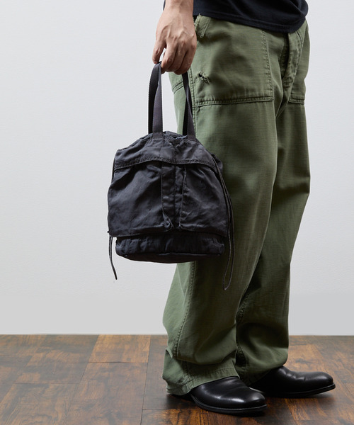 SLOW トートバッグ スロウ / dyed nylon-medical poach bag- 製品染