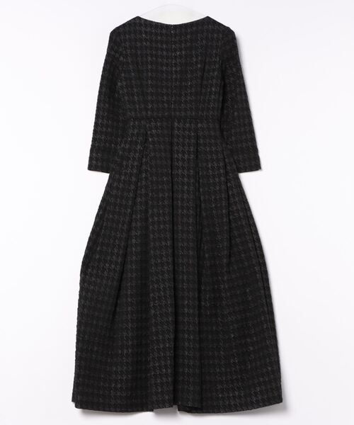 「JENNE」 長袖ワンピース LARGE ブラック レディースの画像