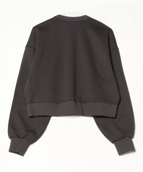 「Demi-Luxe BEAMS」 スウェットカットソー ONE SIZE チャコールグレー レディース_画像2