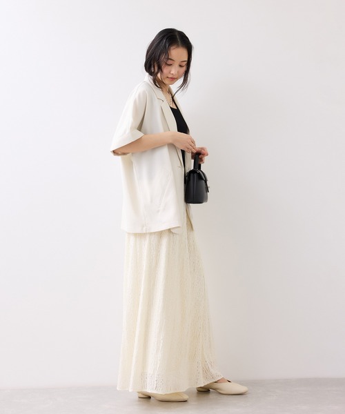 ジャケット テーラードジャケット Light Airyシングルドルマンサマージャケット/UVケア・接触冷感・吸水速乾 レディースの画像