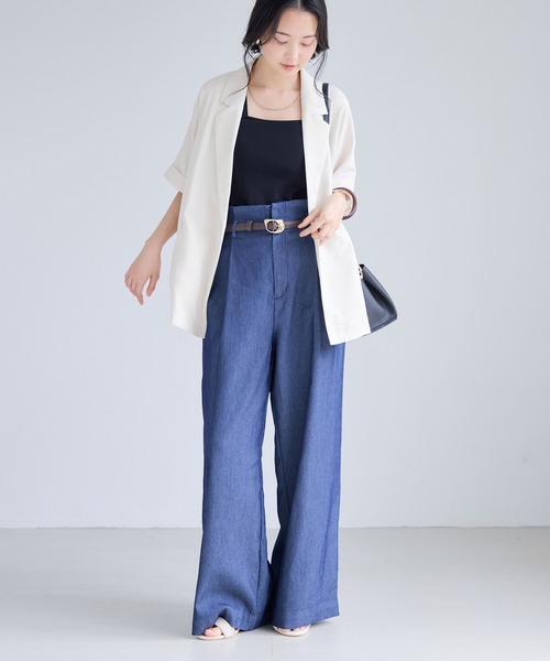 ジャケット テーラードジャケット Light Airyシングルドルマンサマージャケット/UVケア・接触冷感・吸水速乾 レディースの画像