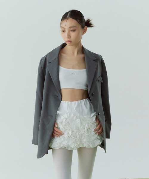 「EIMY ISTOIRE」 ミニスカート F グレー レディース_画像9