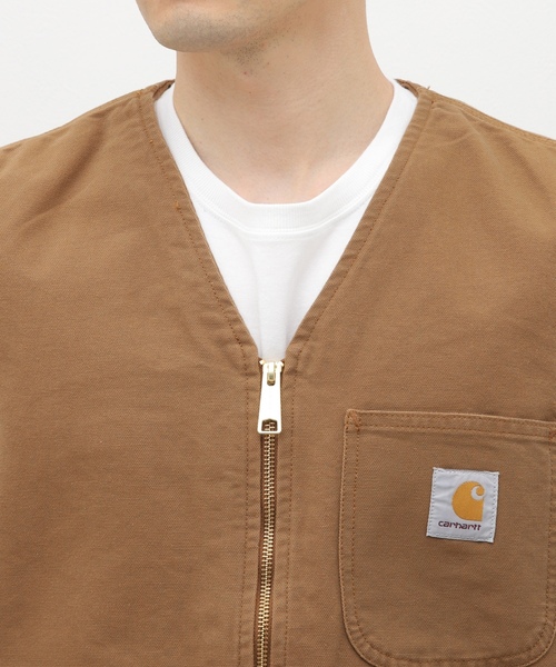 「Carhartt WIP」 ベスト LARGE ブラック メンズ_画像6