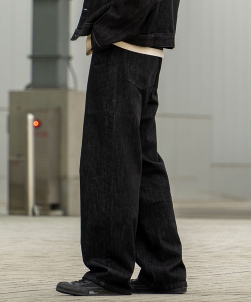「FCTY.」 デニムパンツ MEDIUM インディゴブルー メンズ_画像5