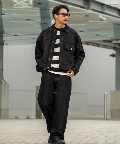「FCTY.」 デニムパンツ MEDIUM インディゴブルー メンズ_画像6