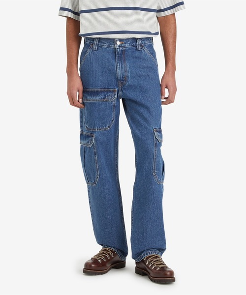 Levi's ファノム　カーゴパンツ デニムブルー Levi's（リーバイス） カーゴパンツ 30inch インディゴブルー メンズ