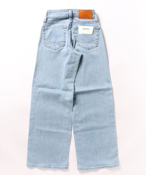 「SOMETHING」 デニムパンツ 30 インディゴブルー レディース_画像2