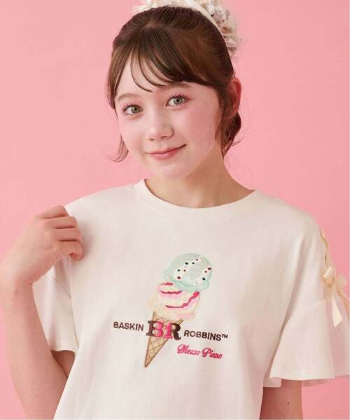 mezzo piano Junior（メゾピアノ ジュニア） tシャツ 「サーティワン