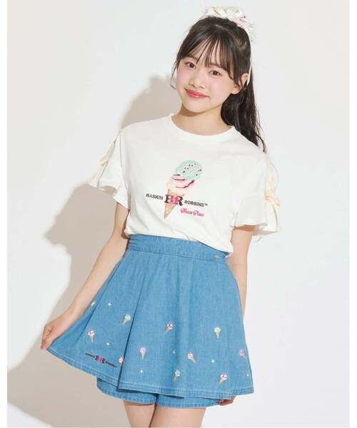 メゾピアノ　サーティワンコラボTシャツ&スカート　150 mezzo piano Junior（メゾピアノ ジュニア） tシャツ 「サーティワン