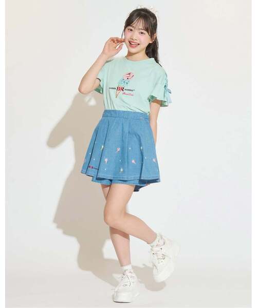 メゾピアノ　サーティワンコラボTシャツ&スカート　150 mezzo piano Junior（メゾピアノ ジュニア） tシャツ 「サーティワン