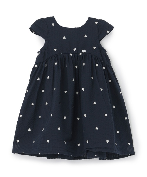 petit main ワンピース ハート刺しゅうワンピース キッズ 子供服