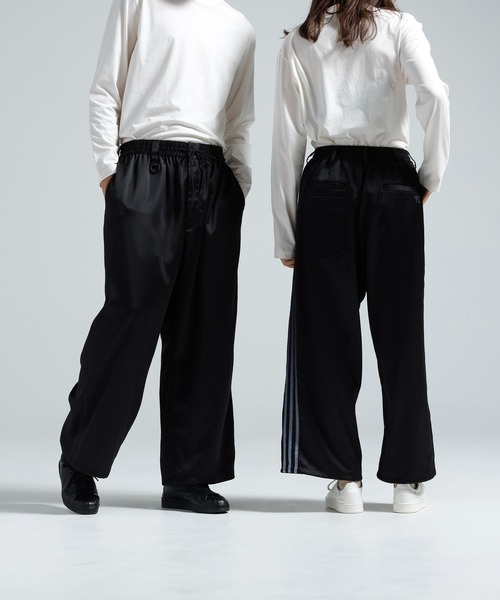 Y-3 3STP TRACK PANTS サルエルパンツ 美品 Y-3 パンツ SATIN GRADIENT 3 STRIPES TRACK PANTS メンズ レディース