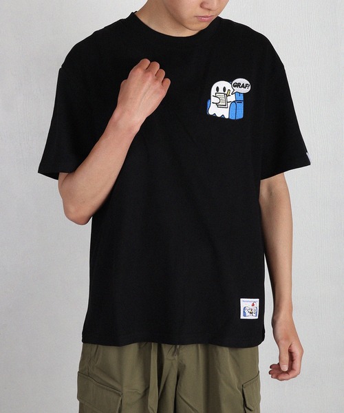GRAF＆WU（グラフアンドウー） tシャツ 12ベロ ゴーストキャラクター