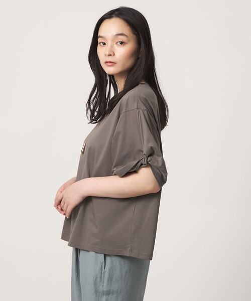 「A DAY IN THE LIFE UNITED ARROWS」 半袖カットソー FREE ブラック レディース_画像2