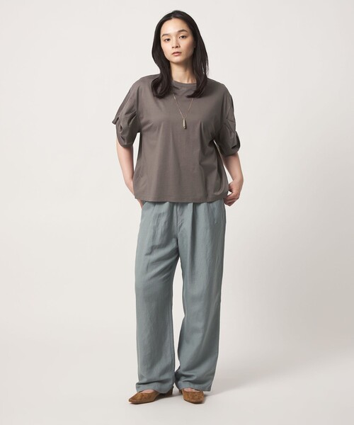 「A DAY IN THE LIFE UNITED ARROWS」 半袖カットソー FREE ブラック レディース_画像3