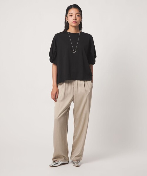 「A DAY IN THE LIFE UNITED ARROWS」 半袖カットソー FREE ブラック レディース_画像6