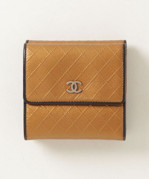 CHANELピコローレ CHANEL（シャネル） ビコローレ 財布 - ゴールド レディース
