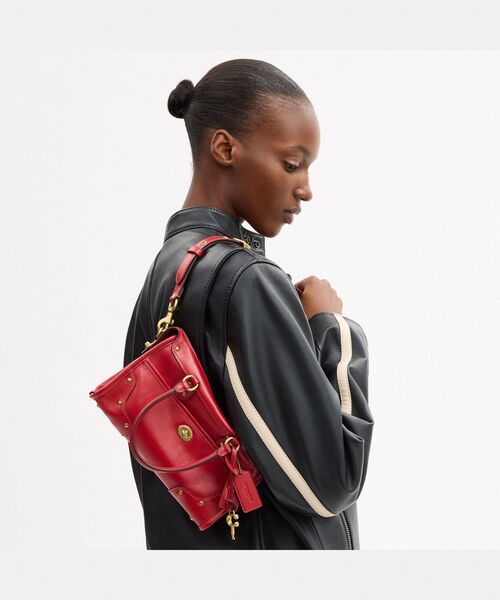 【美品】COACH コーチ ライダー24 2WAY ショルダー ハンドバッグ COACH（コーチ） ショルダーバッグ バッグ ライダー サッチェル バッグ