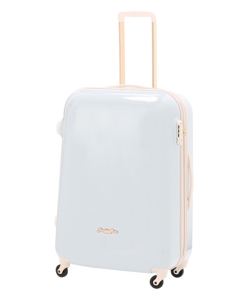 Jewelna Rose (ジュエルナローズ)スーツケース 47L ホワイト Jewelna Rose（ジュエルナローズ） スーツケース キャンディポケット