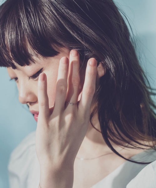ete 指輪 リング PT900 ダイヤモンド リング「スレンダー」 レディース 