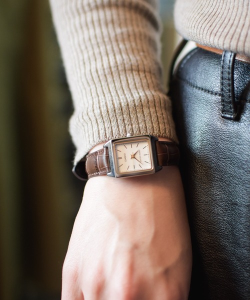 CASIO（カシオ） 腕時計 「60」「」クラシック スクエア レザー