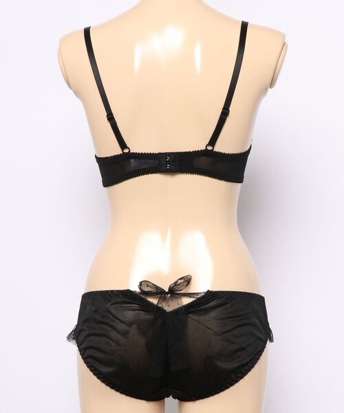 Absorle ブラジャー ショーツセット ラブリービッグリボン ブラ