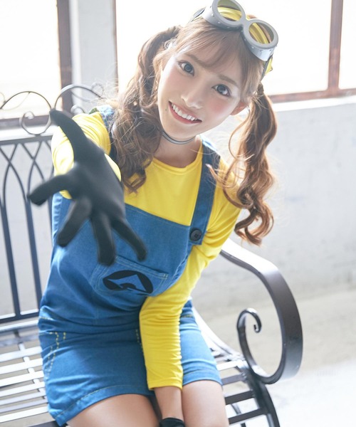 ハロウィン コスプレ 通販 Paypayモール ミニオンズコスチューム長袖ミニワンピース4点セット Zozotown Paypay