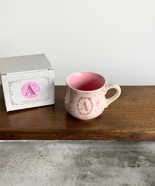 nicott（ニコット） タンブラー NC:フラワーイニシャルマグ : ZOZOTOWN