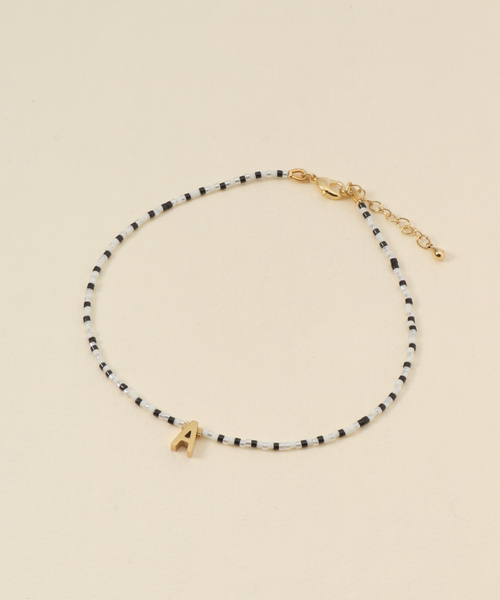 SLOBE IENA SLOBE アンクレット　新品 SLOBE IENA アンクレット beads ロゴアンクレット : ZOZOTOWN