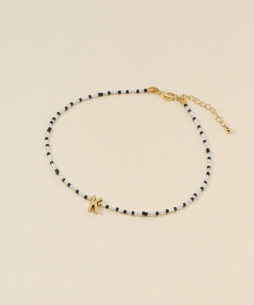 SLOBE IENA アンクレット beads ロゴアンクレット : ZOZOTOWN