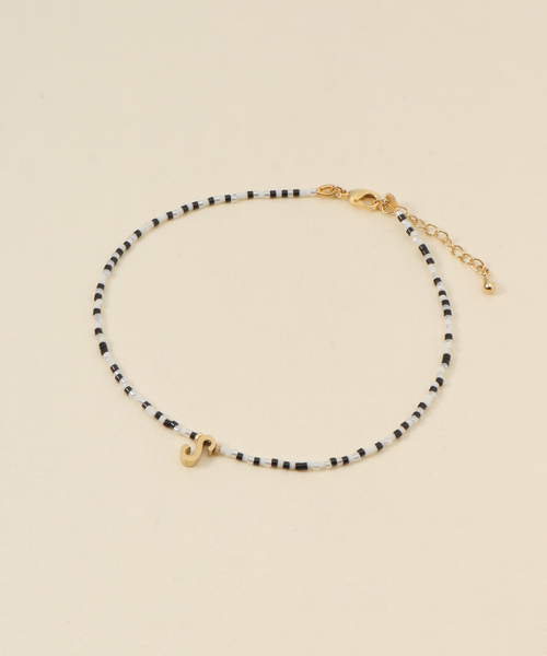 SLOBE IENA アンクレット beads ロゴアンクレット : ZOZOTOWN