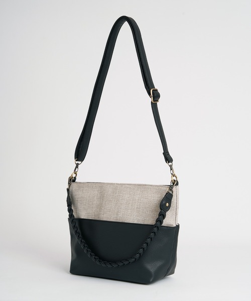 ikka（イッカ） ショルダーバッグ バッグ 2WAY箱型ショルダーバッグ