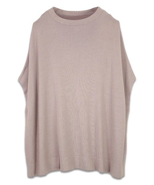 and it_ ベスト ジレ ポンチョ風ニットベスト レディース メンズ