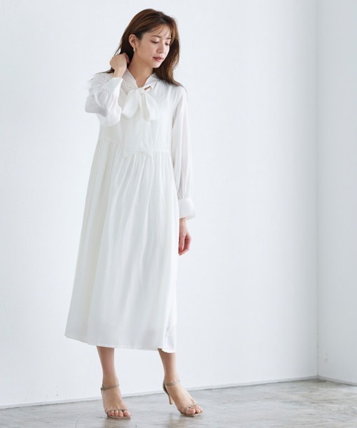 Pierrot（ピエロ） ワンピース 2wayリボンワンピース : ZOZOTOWN Yahoo
