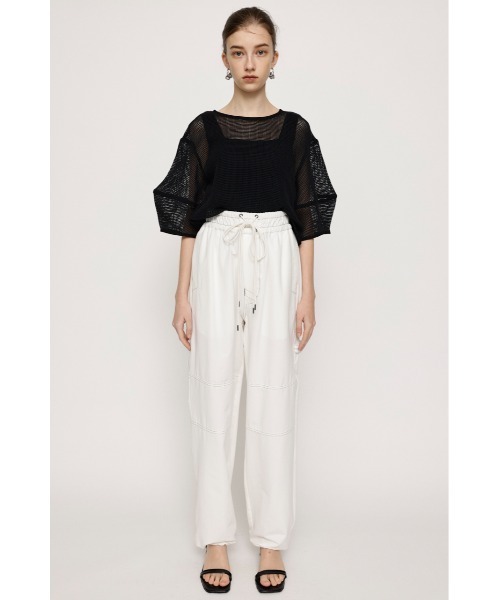 SLY ブラックカーゴパンツ ギャザー入り THROW by SLY | 【THROW】OVER LOOSE CARGO パンツ (パンツ