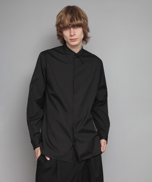 ATO（アトウ） シャツ CLASSIC LONG-POINT SHIRTS メンズ : ZOZOTOWN
