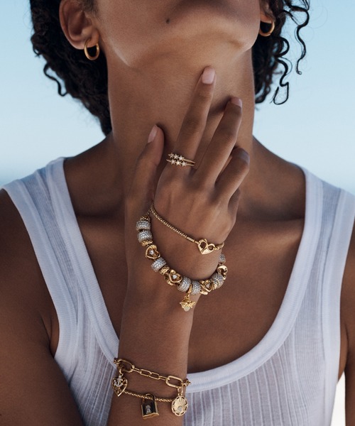 【ギフトに】Mame マメ バンドルプレート バンブー ピアス mame - Bamboo Bundled-Plait Ear Cuff - brownの通販 by