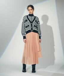 GRACE CONTINENTAL（グレースコンチネンタル） カーディガン チェックV