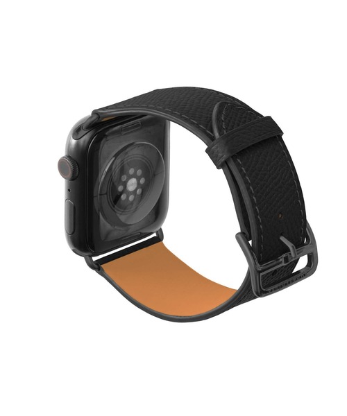 腕時計 ノービレ Apple Watch レザーバンド「44mm/45mm/46mm/49mm， M/Lサイズ」 (アダプター：ブラック) レディースの画像