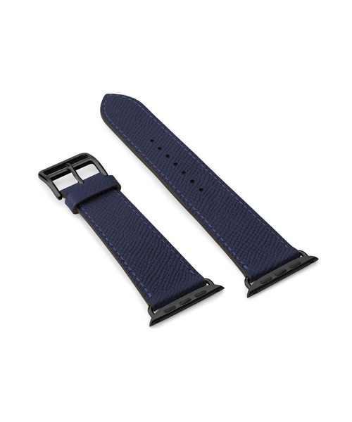 腕時計 ノービレ Apple Watch レザーバンド「44mm/45mm/46mm/49mm， M/Lサイズ」 (アダプター：ブラック) レディースの画像