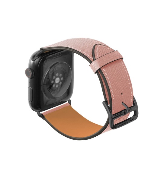 腕時計 ノービレ Apple Watch レザーバンド「44mm/45mm/46mm/49mm， M/Lサイズ」 (アダプター：ブラック) レディースの画像