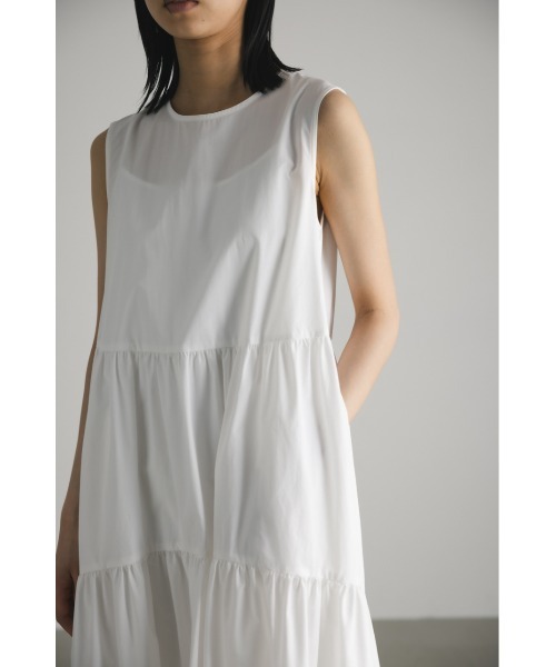 STYLEMIXERライトブルー ノースリーブ ロングワンピース STYLEMIXER」 ノースリーブワンピース SMALL サックスブルー