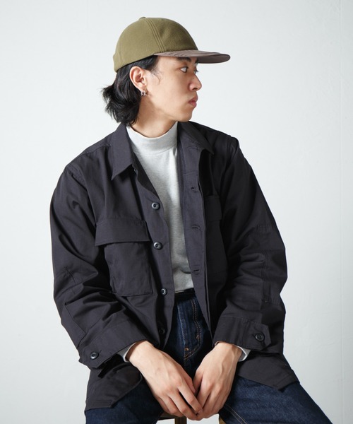 RACAL（ラカル） キャップ 帽子 Freece-Nylon Long-Bill Cap