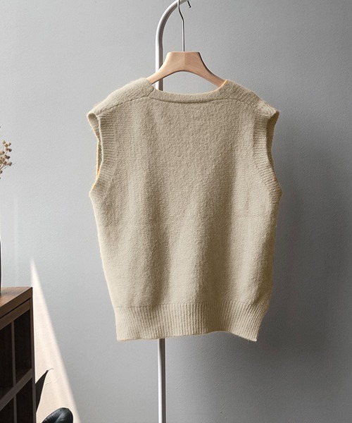 ベスト ジレ ニットベスト レディース ニットチョッキ レディース | miniministore | 20