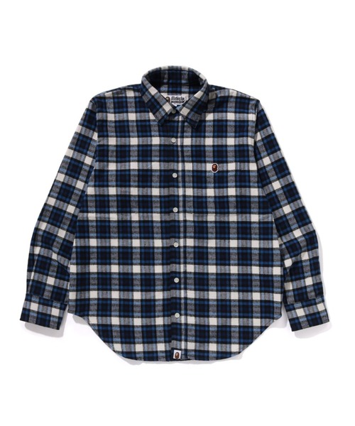 A BATHING APE（アベイシングエイプ） シャツ ONE POINT CHECK SHIRT