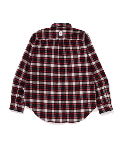A BATHING APE（アベイシングエイプ） シャツ ONE POINT CHECK SHIRT