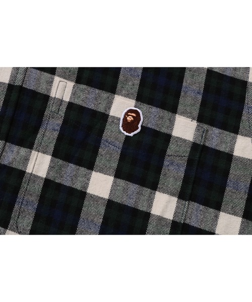 A BATHING APE（アベイシングエイプ） シャツ ONE POINT CHECK SHIRT