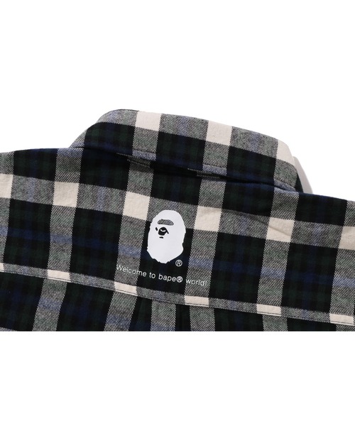 A BATHING APE（アベイシングエイプ） シャツ ONE POINT CHECK SHIRT